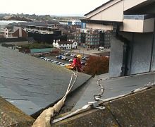 Gutter clearance & roof inspection